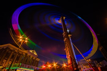 High Rise Building With Lights