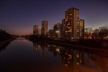 High Rise Buildings During Golden Hour