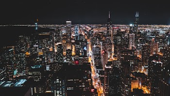 High-rise Buildings during Nighttime
