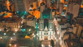 High Rise Buildings during Nighttime