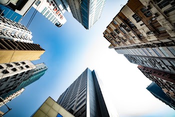 High Rise Buildings Low Angle Photography