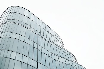 high-rise glass building