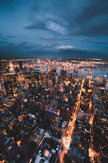 High-rise Photography of City