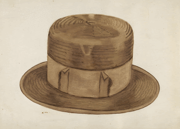 High Straw Hat (ca.1936) by Ernest | Free Photo - rawpixel