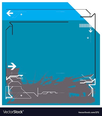 High tech background vector image
