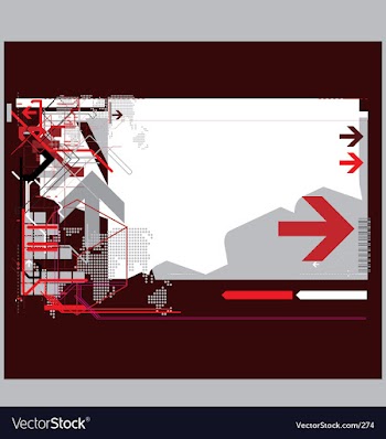 High tech background vector image