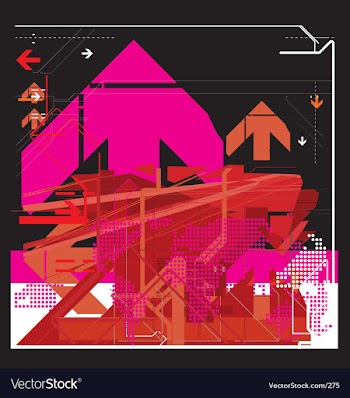 High tech background vector image