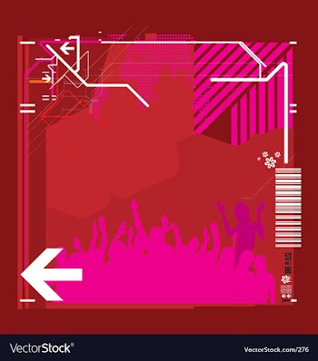High tech background vector image
