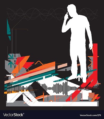 High tech background vector image