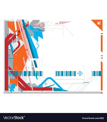 High tech background vector image