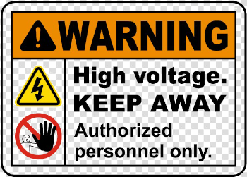 High Voltage Sign Picture Free Photo PNG