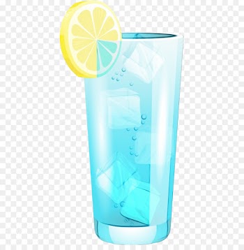 highball glass drink aqua blue lagoon drinkware