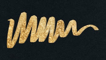 Highlighter marker stroke psd in glitter gold… | Free stock illustration | High Resolution graphic