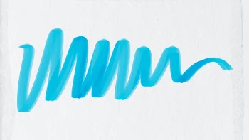 Highlighter marker stroke vector in blue tone | Free stock illustration | High Resolution graphic