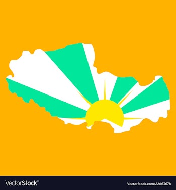 Highly detailed country map tibet vector image