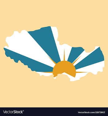 Highly detailed country map tibet vector image