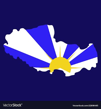 Highly detailed country map tibet vector image