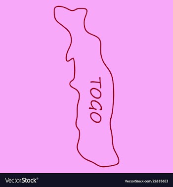 Highly detailed country silhouette with flag and vector image