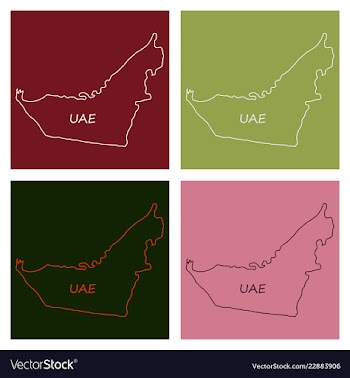 Highly detailed country silhouette with flag and vector image