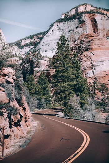 Highway Through Rocky Canyon