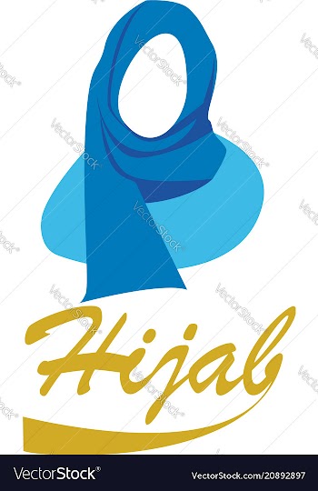 Hijab logo vector image
