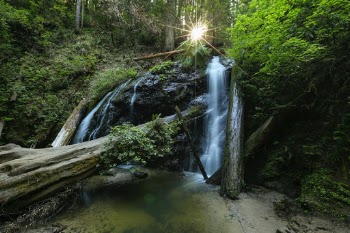 Hike 3 miles to get to this falls. Came early hoping that no one else would be here. With an empty parking lot and no one on the trail, I had a peaceful walk and great exploring of the falls and river to myself. Found a perfect spot for the light just as it got high enough above the horizon. An instant favorite of mine.