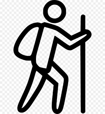 Hiking Computer Icons Scalable Vector Graphics Backpacking Clip art - trekking icon 