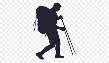 Hiking Mountaineering Clip art - hiking 
