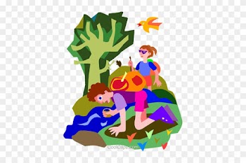 Hiking - Nature Walk Clip Art