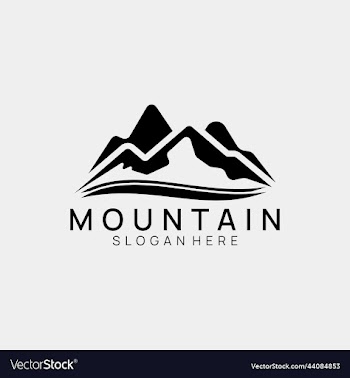 hill mountain logo icon symbol business template