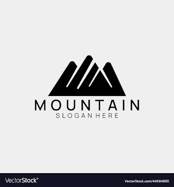 hill mountain logo template icon