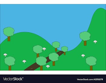 hills natural view