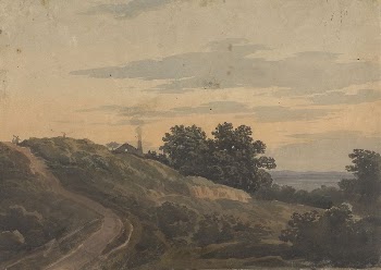 Hilly Landscape with House, Path, | Free Photo - rawpixel