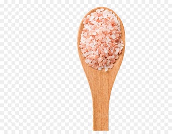 Himalayas Himalayan salt Sea salt Stock photography - The coarse salt on the spoon 