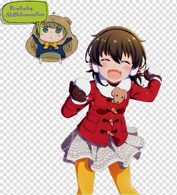 Hinata christmas winter date render transparent background PNG clipart