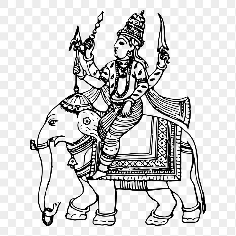 Hindu god png sticker illustration, | Free PNG - rawpixel