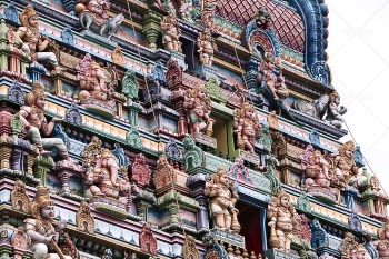 Hindu Temple In Seychelles