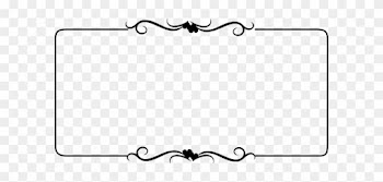 Hindu Wedding Clipart Black And White - Page Border Landscape Black And White