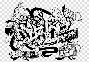 Hip hop music Rapper Graffiti Old-school hip hop, graffiti ...