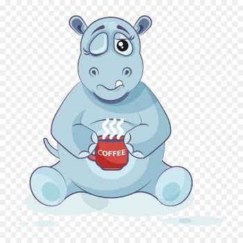Hippopotamus Rhinoceros Vector graphics Stock illustration Royalty-free - hippo cartoon 