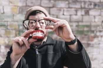 Hipster Man With Teeth Free Photo 