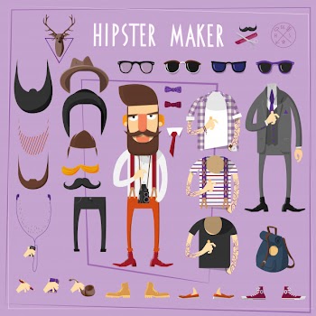 Hipster master creative constructor set