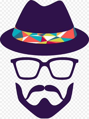 Hipster Retro style Beard Vintage clothing - Men's fashion beard beard 
