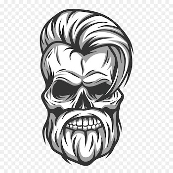 Hipster Skull Stock photography Illustration - Vector hair handsome skull 