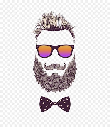 Hipster Stock photography Royalty-free Illustration - Personalized bearded man 