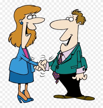 Hire A Virtual Real Estate Assistant - People Shaking Hands Clip Art