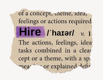 Hire ripped dictionary, editable word | Free PSD - rawpixel
