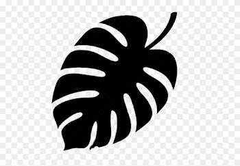Hire To Inspire - Jungle Leaf Clipart Black And White