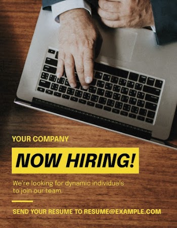 Hiring job template, editable design | Free Vector Template - rawpixel