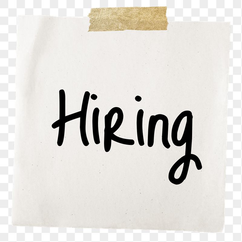 Hiring png word, torn paper | Free PNG - rawpixel